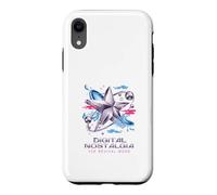 Custodia per iPhone XR Digital Nostalgia Y2K Revival Mode Star Cybercore Estetica