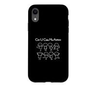 Custodia per iPhone XR Dinamico Azione umana Posa Sketch Collection