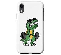 Custodia per iPhone XR Dinosauro T-Rex Short Arms Funny Weightlifting Dino T Rex
