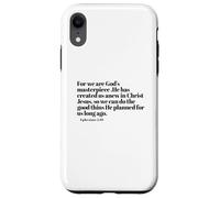 Custodia per iPhone XR Dio non manca mai la fede cristiana in Gesù Cristo
