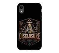 Custodia per iPhone XR Disclosure 2026 UFO Alien Truth Seeker UAP Design retrò