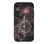 Custodia per iPhone XR Disegno cosmico spirituale dell'equilibrio del sole celeste
