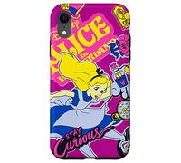 Custodia per iPhone XR Disney Alice nel Paese delle Meraviglie Stay Curious Magenta