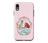 Custodia per iPhone XR Disney Lady and the Tramp Valentine's Day Spaghetti Kiss