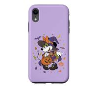 Custodia per iPhone XR Disney Minnie Mouse Halloween Witch Trick-or-Treat Icons