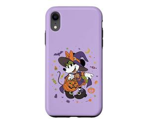 Custodia per iPhone XR Disney Minnie Mouse Halloween Witch Trick-or-Treat Icons