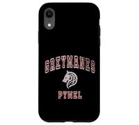 Custodia per iPhone XR Distressed Greymanes Crimson Desert Pywel Funny Design