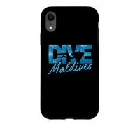 Custodia per iPhone XR Dive The Maldive Scuba Diving Trip Diver Tee