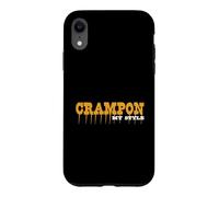 Custodia per iPhone XR Divertente Arrampicata Pun Crampon il mio stile