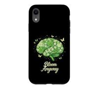 Custodia per iPhone XR Divertente Bloom Comunque Cervello Floreale Detto Sarcastico