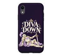 Custodia per iPhone XR Divertente cavaliere medievale diva giù umorismo rinascimentale