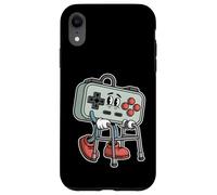 Custodia per iPhone XR Divertente controller retrò Gamer Umorismo Retro Gaming Design