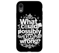 Custodia per iPhone XR Divertente cosa potrebbe andare storto Legge di Murphy