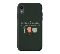 Custodia per iPhone XR Divertente cottura mentale Bake Down Baking Pun