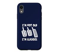 Custodia per iPhone XR Divertente design con trasmissione manuale I'm Not Old I'm Classic