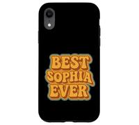 Custodia per iPhone XR Divertente Design Retro per la Migliore Sophia