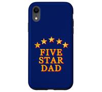 Custodia per iPhone XR Divertente festa del papà a cinque stelle