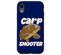 Custodia per iPhone XR Divertente Fish Hunter Carp Shooter Citazione Pesce D'acqua Dolce Fisher