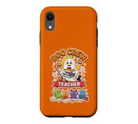 Custodia per iPhone XR Divertente insegnante di Halloween Boo Crew