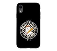 Custodia per iPhone XR Divertente insegnante di Halloween che non puoi prendermi