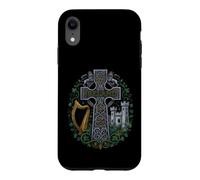 Custodia per iPhone XR Divertente Irlanda Celtic Cross National Pride Detto