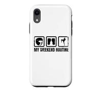 Custodia per iPhone XR Divertente Kickboxer Weekend Kickboxer Muay Thai