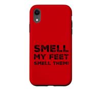 Custodia per iPhone XR Divertente Kickboxing Odore I miei Piedi MMA Fighter Kickboxer Karate