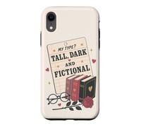 Custodia per iPhone XR Divertente lettore di romanzi romantici per amanti dei libri