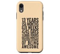 Custodia per iPhone XR Divertente maglietta per 13° compleanno Old Meter divertente 13 anni regali