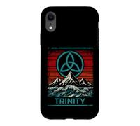 Custodia per iPhone XR Divertente nodo Trinity per gli amanti della natura mistica