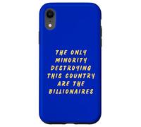 Custodia per iPhone XR Divertente oligarca anti-miliardario solo minoranza questo paese