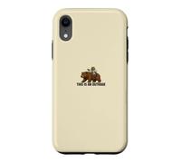 Custodia per iPhone XR Divertente rana che cavalca l'orso questo è un meme indignazione