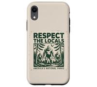 Custodia per iPhone XR Divertente rispetto La gente del posto Cryptids Folklure Sasquatch