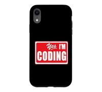 Custodia per iPhone XR Divertente Sì, sto codificando programmatore Web Developer Data Scientist