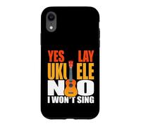 Custodia per iPhone XR Divertente Ukulele Giocatore Detto Giocare Ukulelef Won Sing