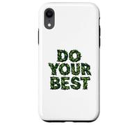 Custodia per iPhone XR Do Your Best Cub Scout Nature Design Leaf Art