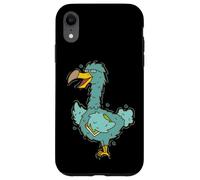 Custodia per iPhone XR Dodo Uccello con occhiali e libro