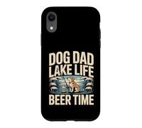 Custodia per iPhone XR Dog Dad Lake Life Beer Time Pesca Weekend
