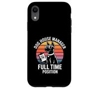 Custodia per iPhone XR Dog House Manager Posizione a tempo pieno Umorismo