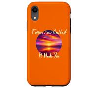 Custodia per iPhone XR Domani chiamato ha bisogno di ispirazione nei tramonti