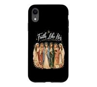 Custodia per iPhone XR Donne cattoliche di fede - Santi cristiani