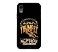 Custodia per iPhone XR Don't Make Me Empty My Spit Valve On You Funny Trumpet