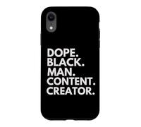 Custodia per iPhone XR Dope Black Man Content Creator Orgoglio afroamericano