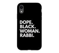 Custodia per iPhone XR Dope Black Woman Rabbi ha potenziato il Black History Month Pride