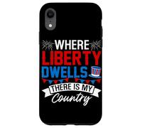Custodia per iPhone XR Dove dimora la libertà c'è il mio paese