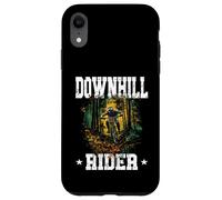 Custodia per iPhone XR DOWNHILL RIDER Mountain Bike Sentieri più difficili Salta e Linea