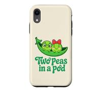 Custodia per iPhone XR Due piselli in un baccello carino coppia romantica amicizia corrispondenza