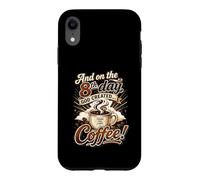 Custodia per iPhone XR E l'ottavo giorno il Signore creò il caffè