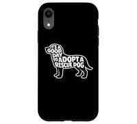 Custodia per iPhone XR È un buon giorno per adottare un volontario operaio di cani da salvataggio