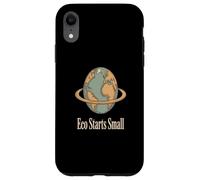 Custodia per iPhone XR Eco avvia la piccola consapevolezza del clima - Dichiarazione Eco Warrior